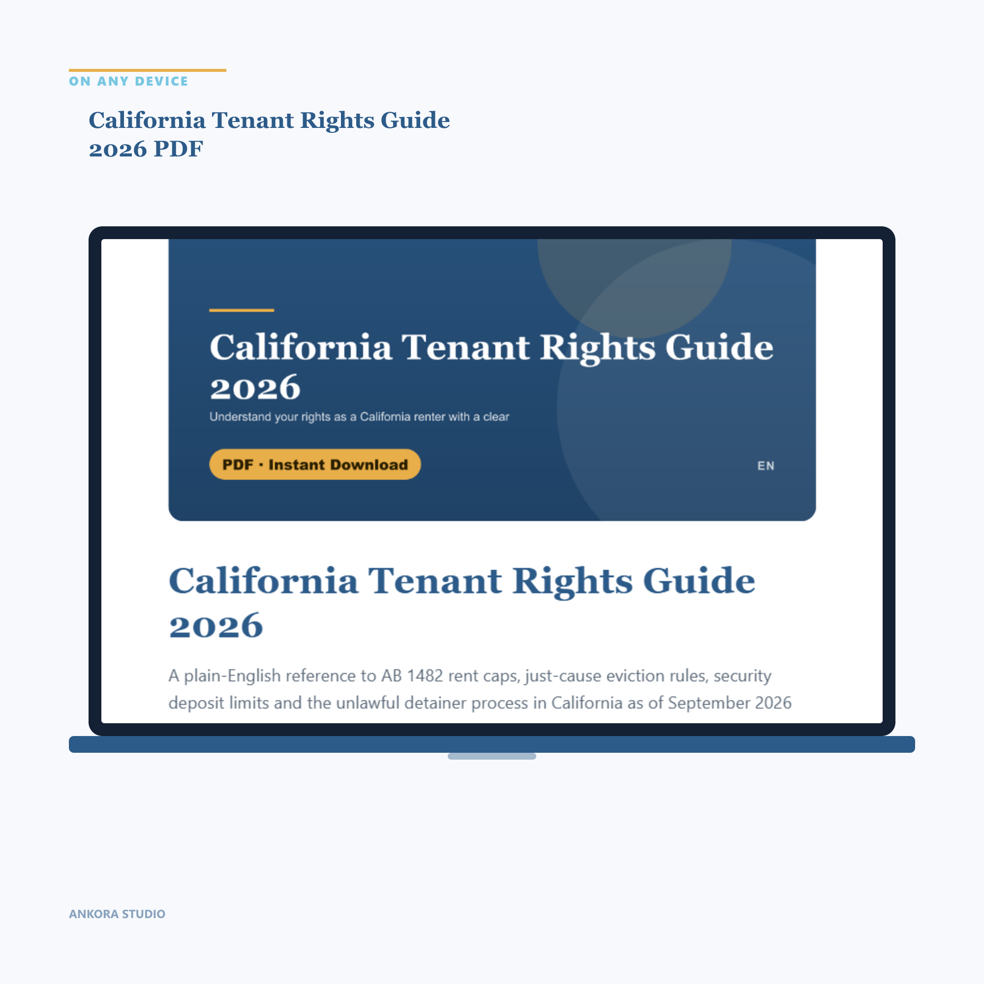 California Tenant Rights Guide 2026 PDF