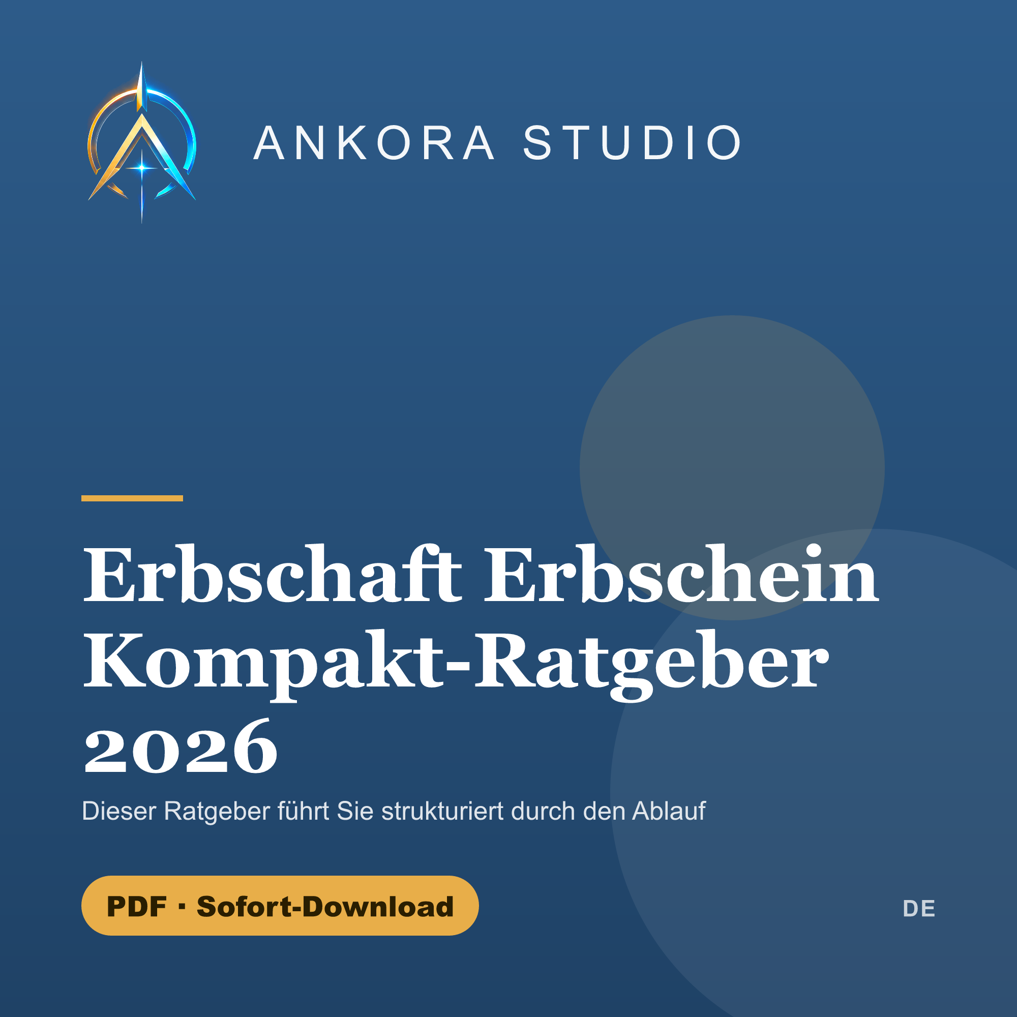 Erbschaft Erbschein Kompakt-Ratgeber 2026 PDF