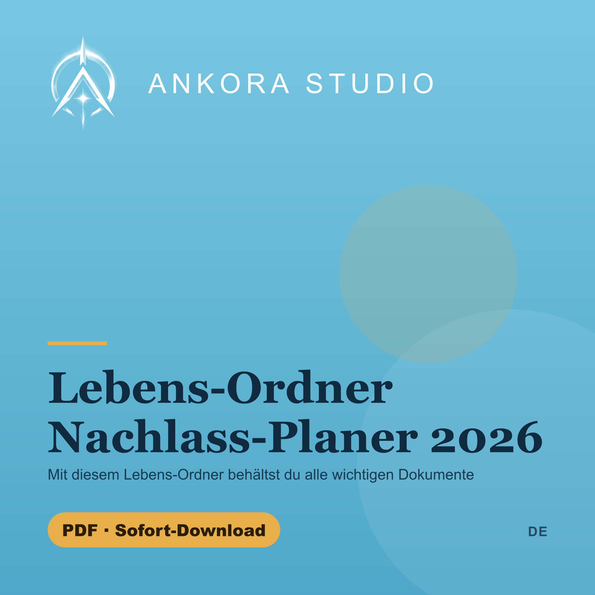 Lebens-Ordner Nachlass-Planer 2026 PDF