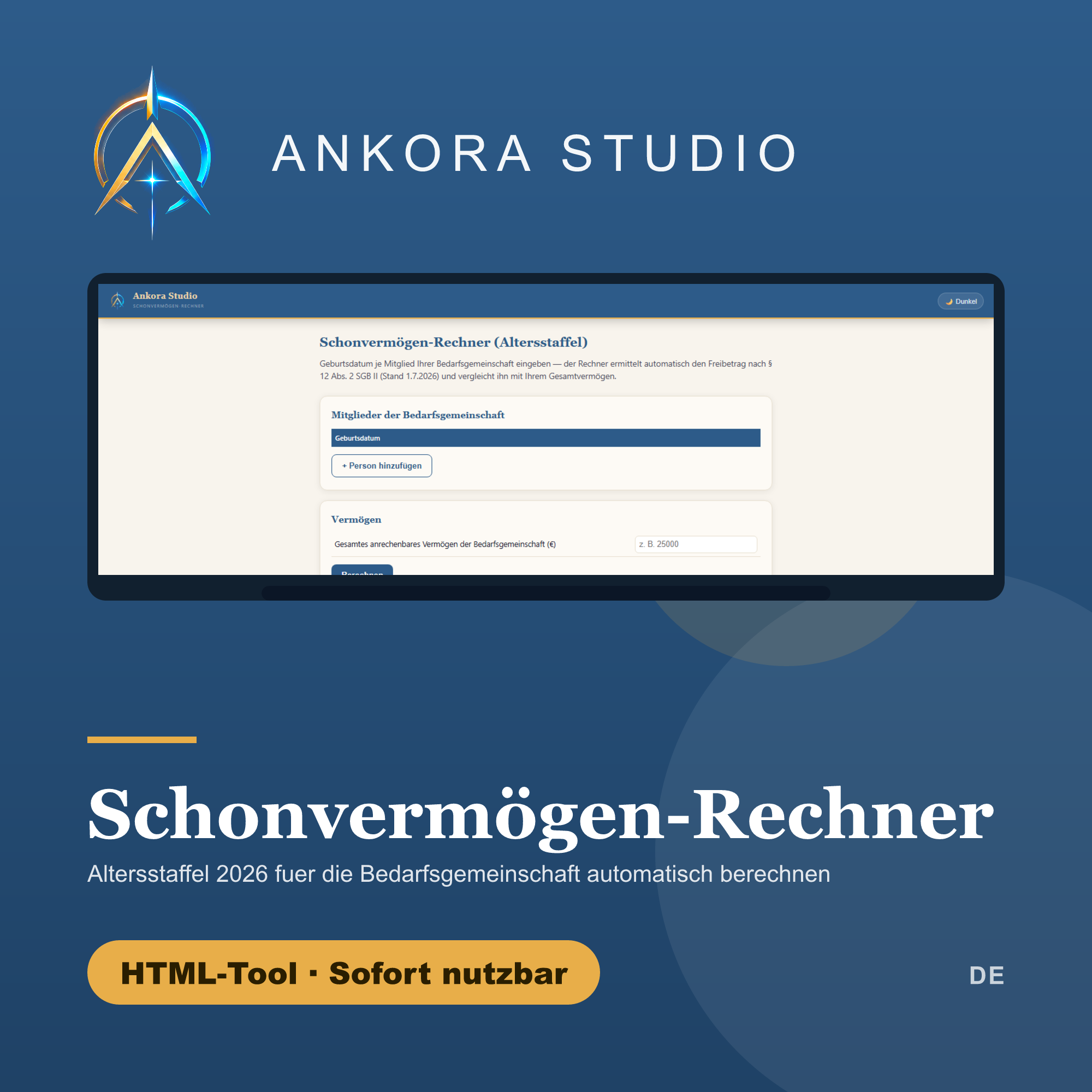 Schonvermögen-Check 2026 PDF Deutsch
