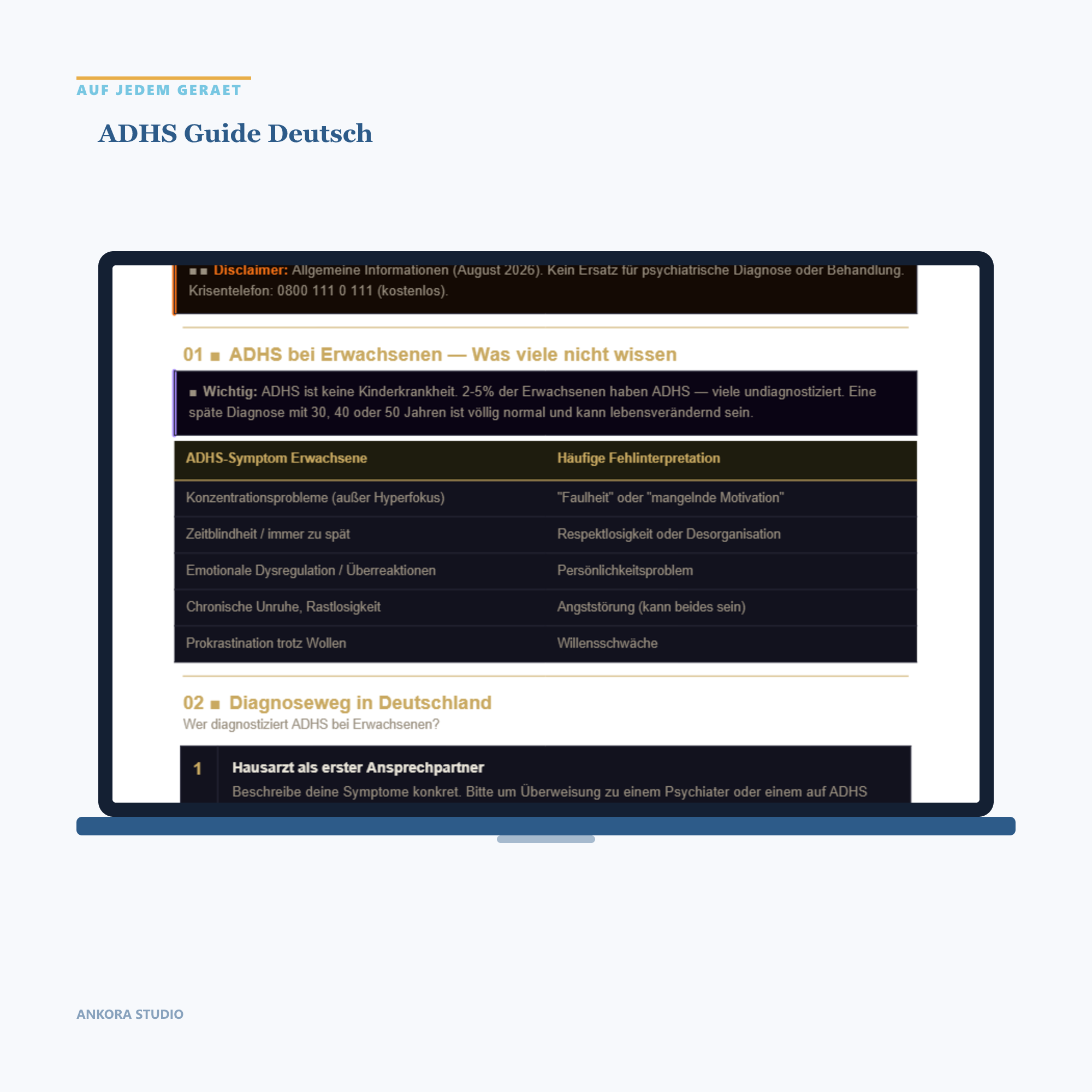 ADHS Guide Deutsch