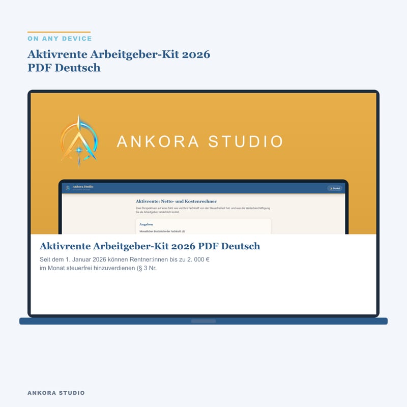Aktivrente Arbeitgeber-Kit 2026 PDF Deutsch