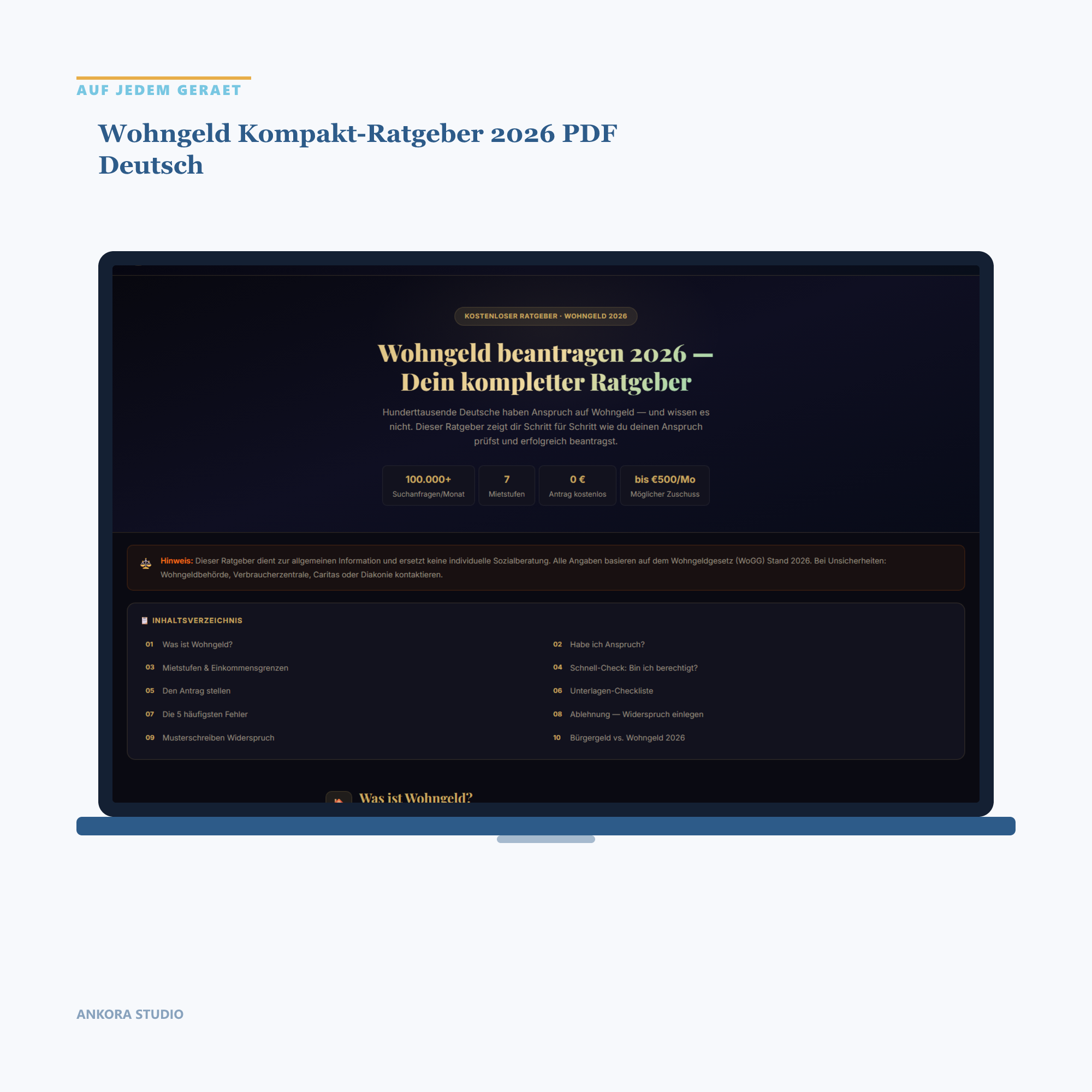 Wohngeld Kompakt-Ratgeber 2026 PDF Deutsch