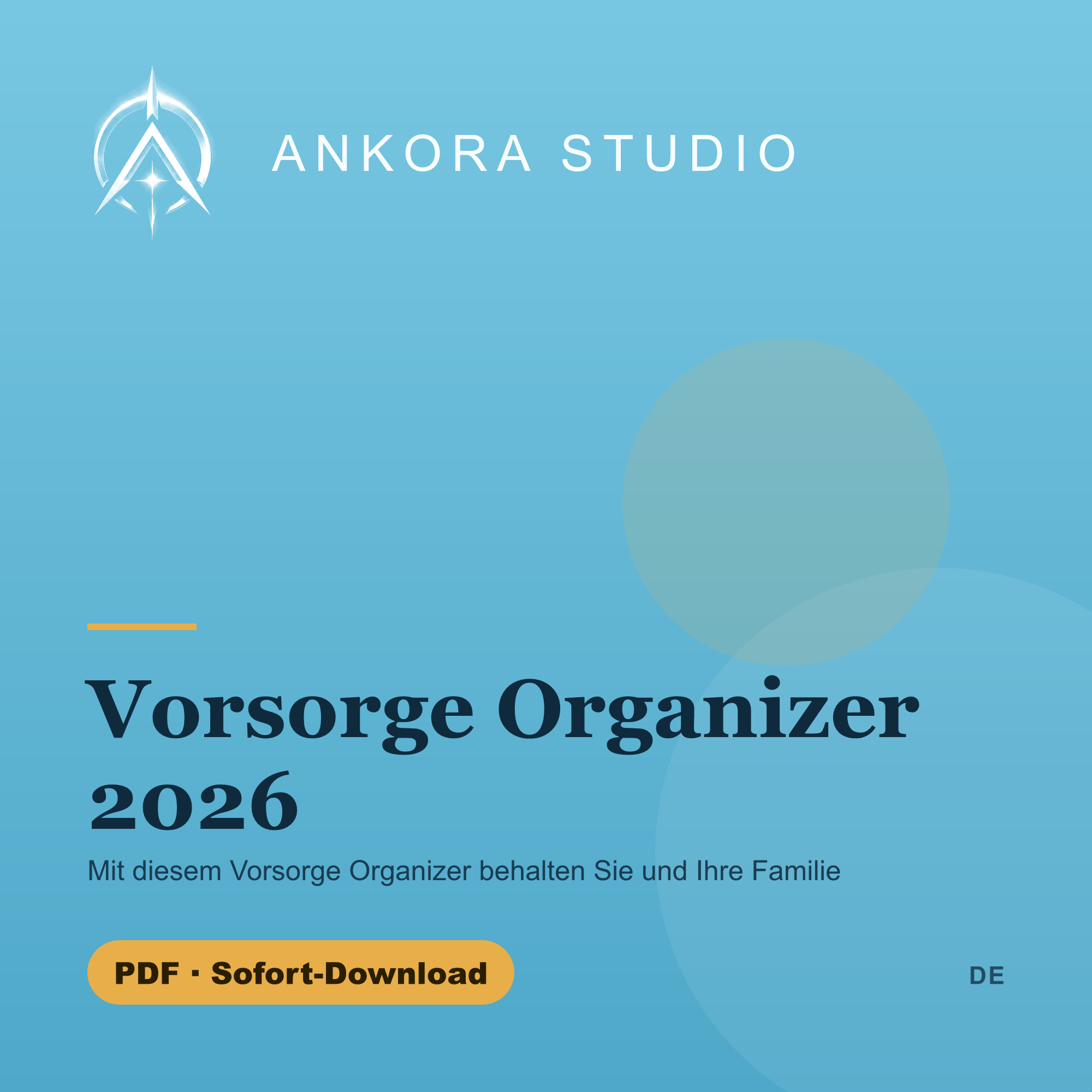 Vorsorge Organizer 2026 PDF