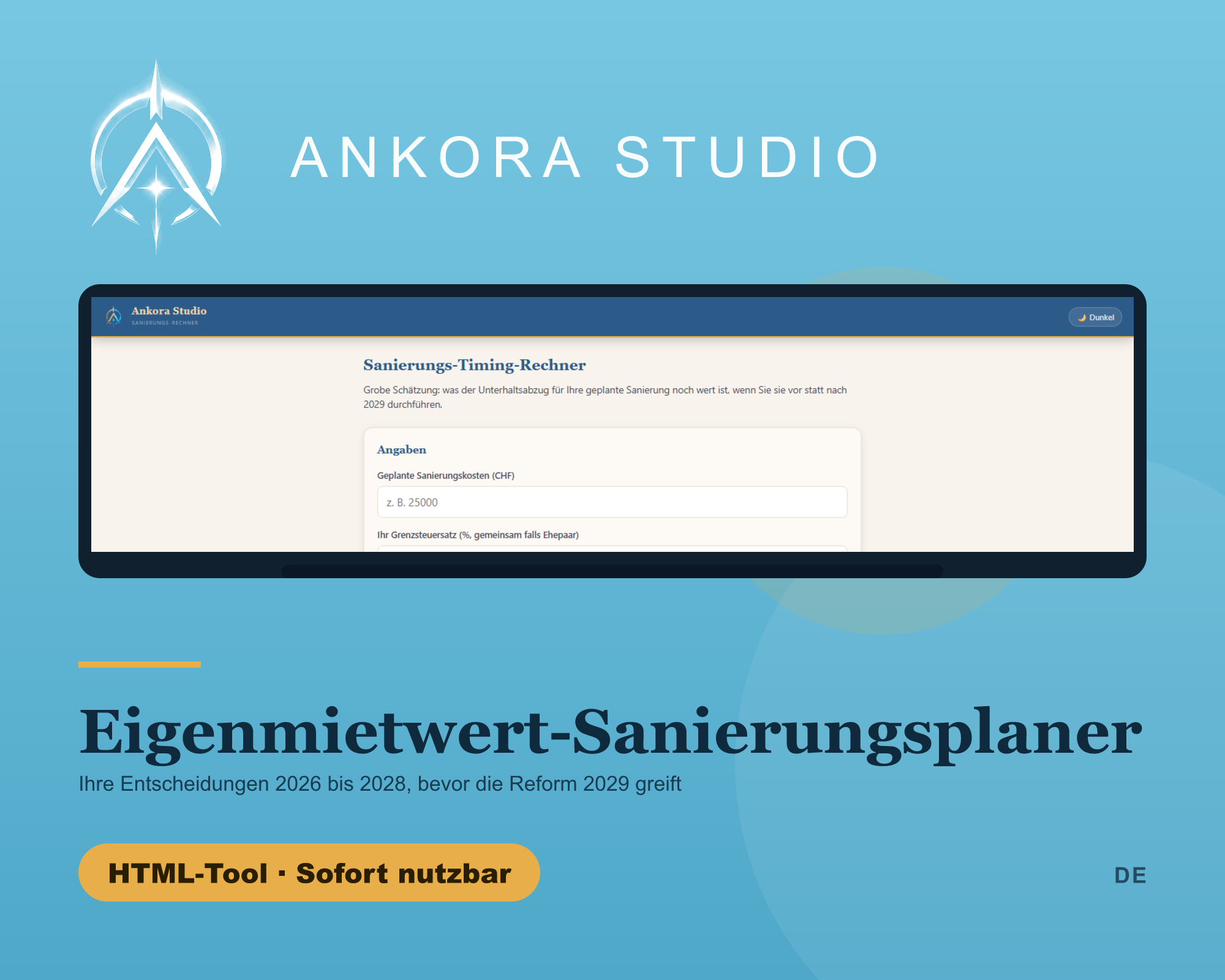 Eigenmietwert-Sanierungsplaner Schweiz 2026 PDF Deutsch
