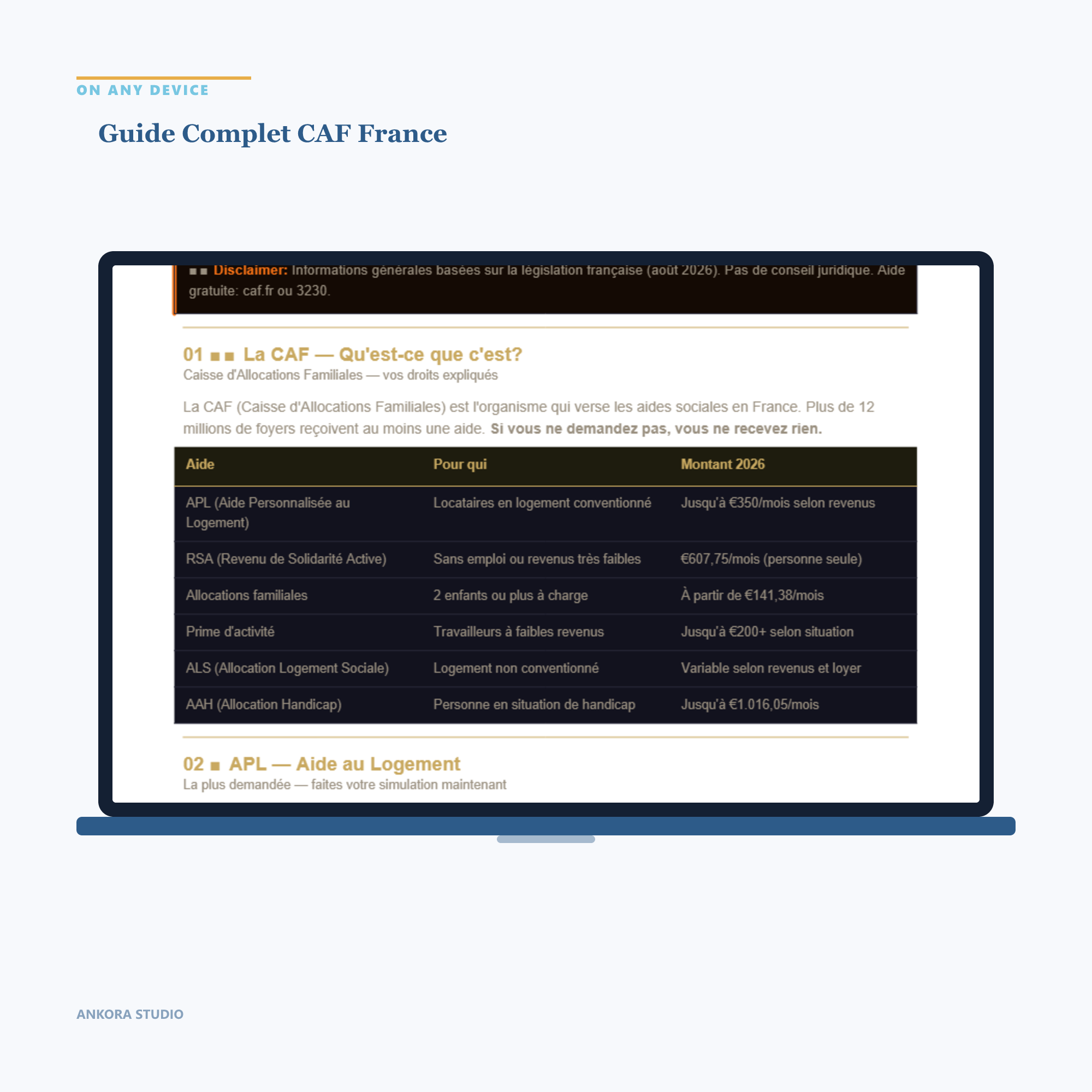 Guide Complet CAF France