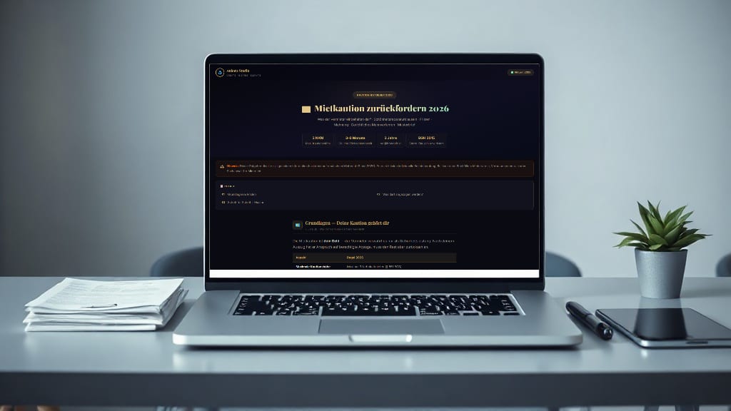 Kaution Zurückbekommen Ratgeber 2026 PDF