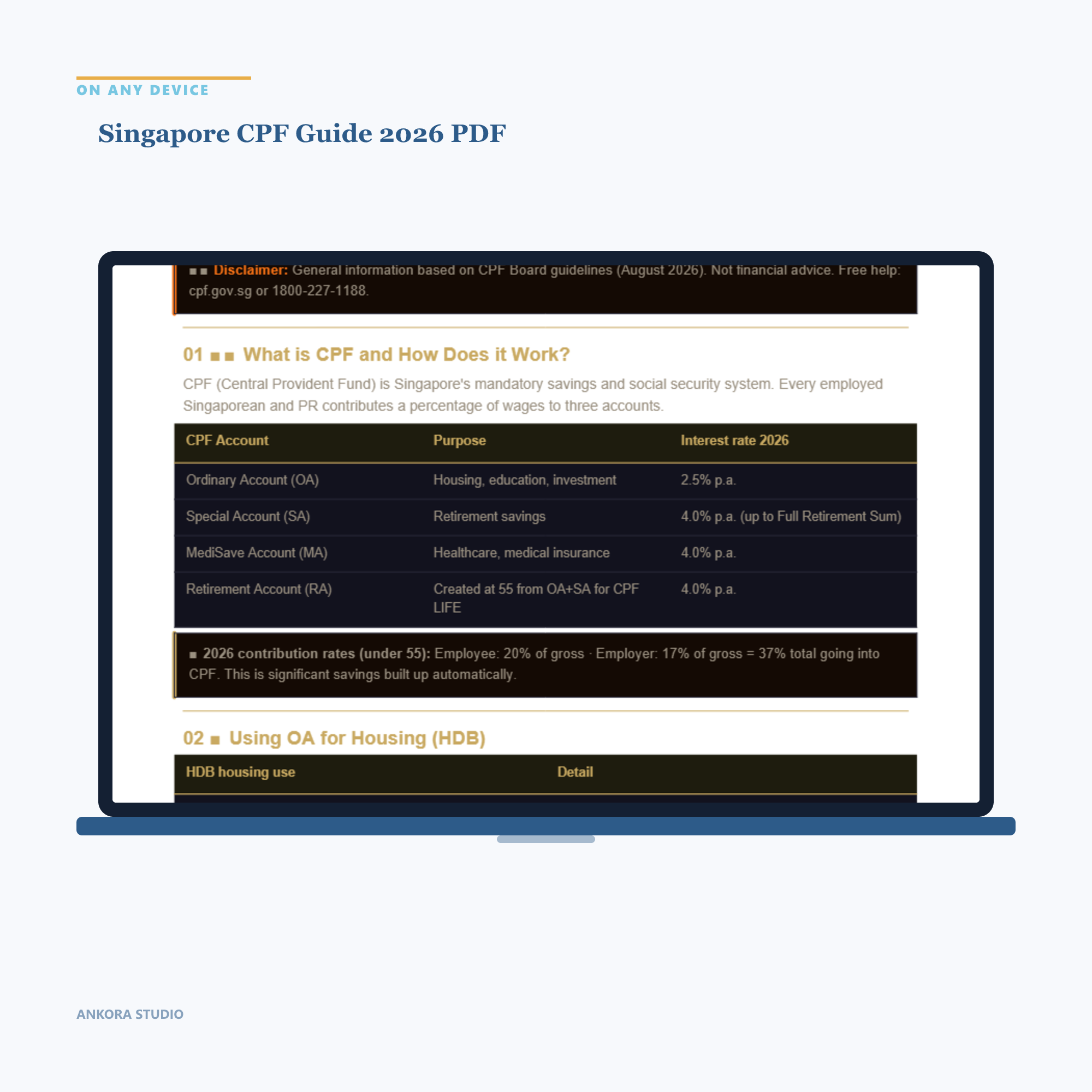 Singapore CPF Guide 2026 PDF