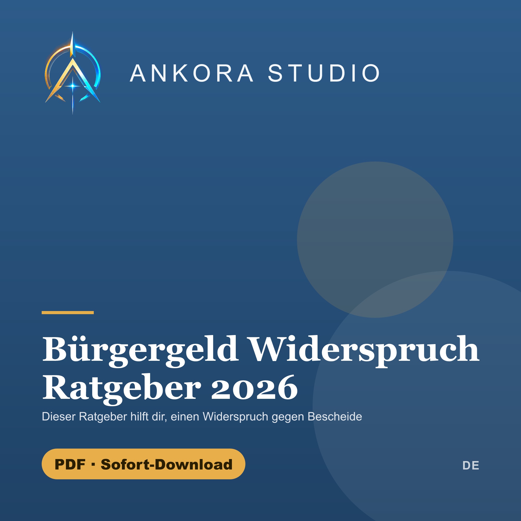 Bürgergeld Widerspruch Ratgeber 2026 PDF